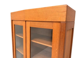 Art Deco Amsterdamse School Bookcase by Hildo Krop for Gebroeders Monsieur